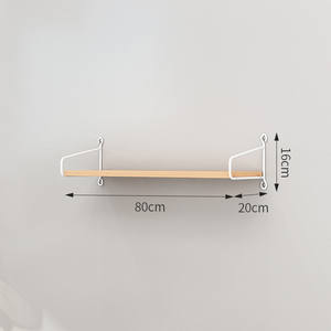 Étagère murale de rangement moderne en métal et bois, étagères murales flottantes réglables, étagère murale pour livres - Product Image 4