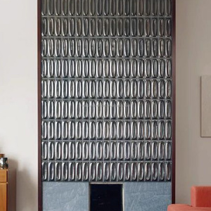 แผ่นตกแต่งผนังลายอิฐ 3 มิติ คอนกรีต UHPC ทนไฟ สำหรับบ้าน ร้านค้า ร้านอาหาร ใช้ได้ทั้งภายในและภายนอกอาคาร รูปทรงเพชร ขนาด 150*260*20 มม. - Product Image 6