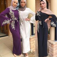 Nouveau Design Femmes Nouveau Modèle Dubai Abaya Kimono Malaisie Kaftan Collection pour les Musulmans robes longues
