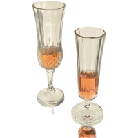 Verre à vin rouge en relief style Instagram pour flûte, design élégant et raffiné, 101-200 ml