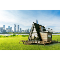 ZENT Chine Design Unique Modulaire Moderne De Luxe Modulaire Resort Petite Minuscule Préfabriquée Une Maison À Cadre