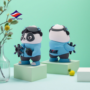 Longzhiyu 18 Năm Nhà Sản Xuất Tùy Chỉnh 3D PVC Manga Bức Tượng Nhỏ Nhựa Pop Phim Hoạt Hình Gấu Trúc Đồ Chơi Hành Động Hình - Product Image 1