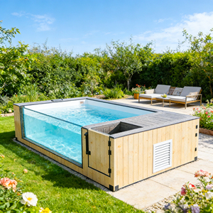 Multifunctional Ready Swim Spa Outdoor Summer Pool Durable Fiberglass 6m 8m 10m UV Resistant Corrosion-resistant Swimming Pools - Product Image 2