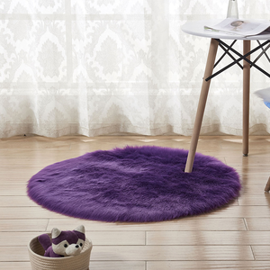 <span class=keywords><strong>Tapis</strong></span> décoratif moderne en fausse fourrure de lapin, shaggy et moelleux, écologique, pour chambres à coucher, <span class=keywords><strong>tapis</strong></span> long en peluche personnalisé, <span class=keywords><strong>antidérapant</strong></span> et lavable - Product Image 3