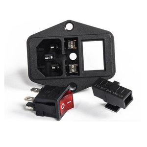 AC-01A C14 Charger DB-14 Adapter Connector DB-14 Power Female JACK <b>Plug</b> <b>with</b> <b>Switch</b> DB-14 Fuse DB-14 AC Power Socket - Product Image 3