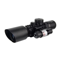 Lunette de visée illuminée rouge et verte LUGER M9 3-10x42 pour la chasse, la tir à longue portée en extérieur