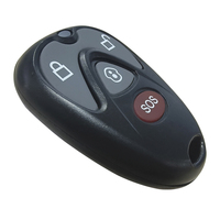 Télécommande universelle 4 canaux 433 MHz pour ouvre-porte de garage, duplicateur de clé à code fixe, transmetteur sans fil