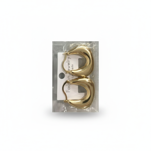 Orecchini a goccia in metallo di alta qualità stile classico Huggie orecchini placcatura in oro alla moda per feste gioielli da donna - Product Image 2