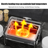 Star Hotel & Restaurant Buffet Food Warmer Chafing Dish Food Warmer Set rund Gold Silber Chafing Dish