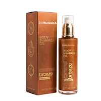 Huile Scintillante Corps 3 Teintes – Hydratante, Effet Bronze Doré, Rose et Champagne pour Tous Types de Peau