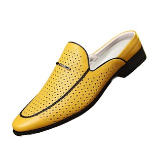 Mules de Cuero Genuino Blanco para Hombre, Punta Cerrada, Suela de Goma Transpirable, Zapatos Casuales de Verano - Product Image 5