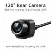 Caméra embarquée 4K avec streaming, rétroviseur intelligent, double canal avant et arrière, enregistreur vidéo de voiture spécifique au véhicule, vente en gros, FCC
