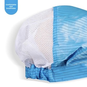 Chống tĩnh điện lưới Trucker Hat chống bụi và thoáng khí ESD tuân thủ phòng sạch làm việc hat - Product Image 4