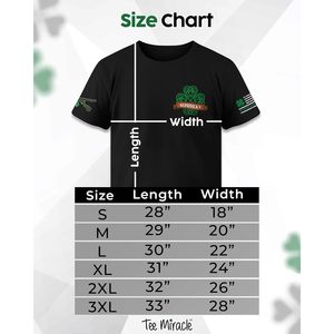 Camiseta del Día de San Patricio para hombre, diseño de la bandera irlandesa con trébol, texto personalizado, manga corta, 100% algodón, transpirable, tejido de punto. - Product Image 5