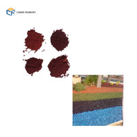 Poudre concrète de colorant de couleur oxyde de fer rouge jaune noir