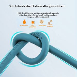 Kabel Jaringan Tembaga M12 Ke RJ45 Tipe A 8-Core Kabel Ekstensi Konektor Pelindung Fleksibel Tinggi Kamera Kelas Industri - Product Image 4