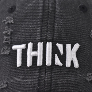 Gorra de béisbol de 6 paneles <span class=keywords><strong>TARK</strong></span>, nueva, lavada, con bordado grande, de tela nueva, para exteriores, con letras en inglés, estilo transfronterizo - Product Image 4