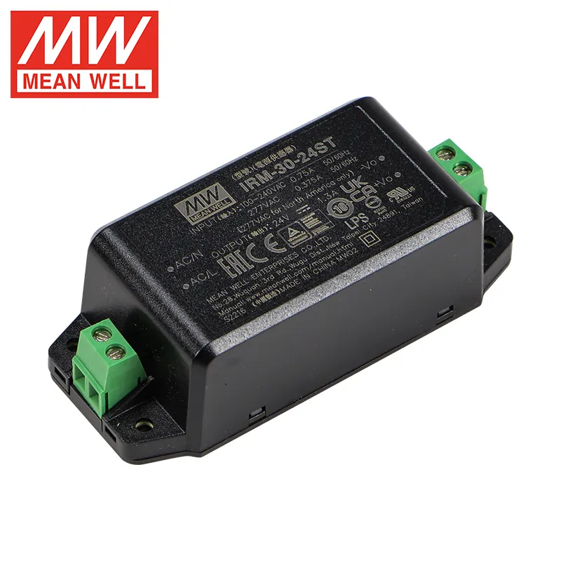 MEAN WELL IRM-30-24ST Industrial Miniature Screw Terminal Cooling by Free Air 24V Power Supply