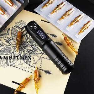 <span class=keywords><strong>Ambition</strong></span> Flash - Pistola de Tatuaje Eléctrica Permanente con Pantalla Digital de 2400 mAh, Pluma de Tatuaje Profesional Inalámbrica con Motor Rotatorio sin Núcleo - Product Image 6