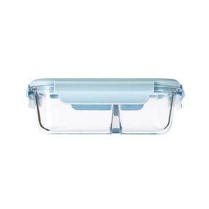 microwave safe glass airtight food storage containers box lunch baby food containers