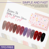 Caixuan Fournitures pour ongles Gel d'extension d'ongles professionnel Euro St Milky Creamy Disco Build Gel