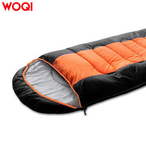 Sac de couchage Woqi Mummy 3 kg, polyester imperméable, randonnée et camping en plein air pour adultes, orange, personnalisable - Product Image 1