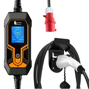 Cargador de Coche Eléctrico Portátil Rápido GBT, Control por Aplicación, Fase 3, 16A, 11KW, Estación de Carga - Product Image 3