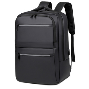 Large Capacity USB Computer <b>Backpack</b> for Men New <b>Business</b> Multi-Layer Design with Simple Style - Product Image 2