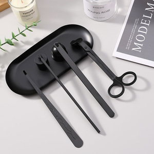Outil d'aromathérapie en acier inoxydable de haute qualité, écologique, non toxique, avec logo personnalisé, ciseaux à mèche de bougie argentés, coupe-mèche pour bougies - Product Image 2