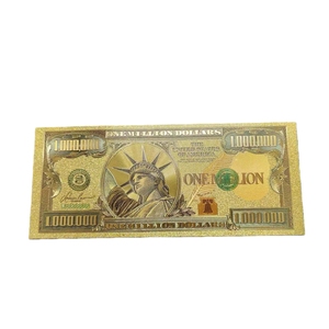 Billete de un millón de dólares estadounidenses con la Estatua de la Libertad, chapado en oro de 24 quilates, para colección - Product Image 4