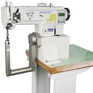 ماكينة الخياطة الصناعية لصناعة حقائب اليد 1341S بالتحكم المباشر، ماكينة خياطة الأحذية والطعام الذراعية الدوارة على شكل حرف U 180 درجة
