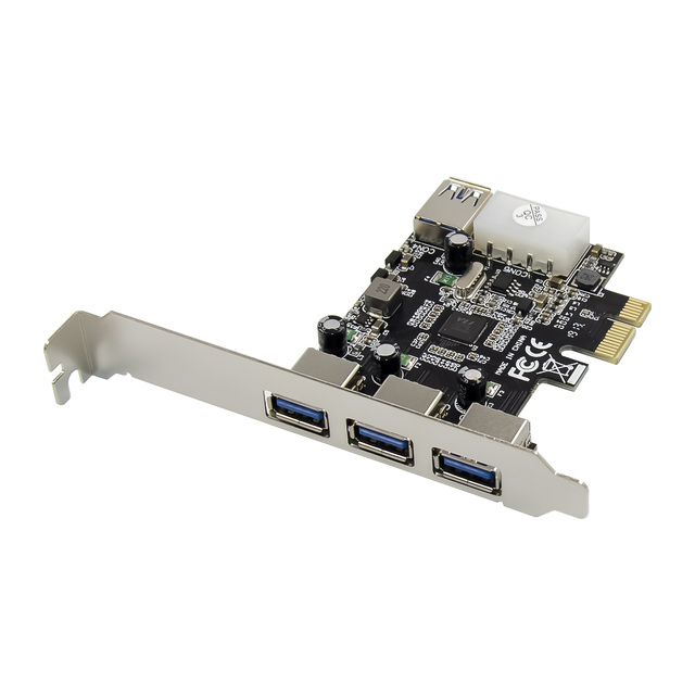 SUNWEIT ST65  PCIe X1 VL805 USB3.0 4 Port 5Gbps Expansion Card