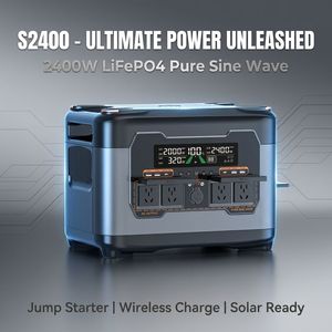 Estación de Energía Portátil S2400, Generador Solar de 2400W, Onda Sinusoidal Pura, Inalámbrico, para Exteriores - Product Image 6