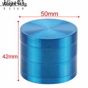 Yiwu erliao เครื่องบดยาสูบ50มม., เครื่องบดยาสูบโลหะผสมสังกะสี4ชั้น - Product Image 6