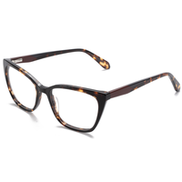 Elan Optical YB8203 Meilleure Vente Monture de Lunettes Rétro Œil de Chat pour Femme, Monture Complète en Acétate, Livraison Rapide