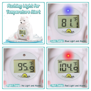 Thermomètre de <span class=keywords><strong>bain</strong></span> ours polaire blanc flottant mignon et écologique, le plus vendu en gros pour enfants - Product Image 6