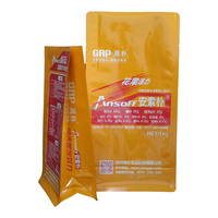 Gravure impression Snack pochette à fond plat debout fermeture éclair 500g Snack viande stratifié mat brillant brillant Felix impression sac d'emballage