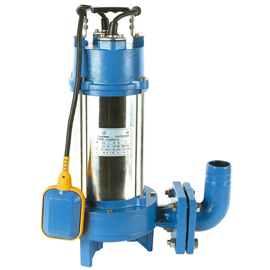 V Sewage Pump With Grinding System