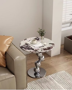 Ý tối giản đương đại ánh sáng sang trọng Bàn điều khiển bằng đá cẩm thạch hiện đại cao cấp phòng khách bảng phụ - Product Image 2