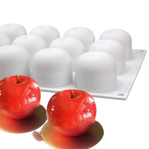 Apple <b>Silicone</b> Mold 15 Cavity Oven Safe <b>Baking</b> Cake Mold For Commercial Use - Product Image 5