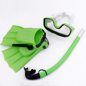 Ensemble de plongée pour enfants, masque de plongée, ailerons, tube respiratoire en plastique, 4-6 ans, unisexe - Product Image 3