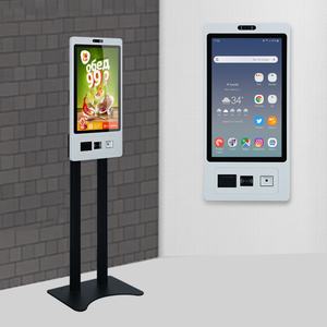 21.5 Inch Touchscreen Android Kiosks <b>Coffee</b> Ordering <b>Machine</b> Supermarket Self Service Payment POS Terminal Kiosk with Barcode - Product Image 1