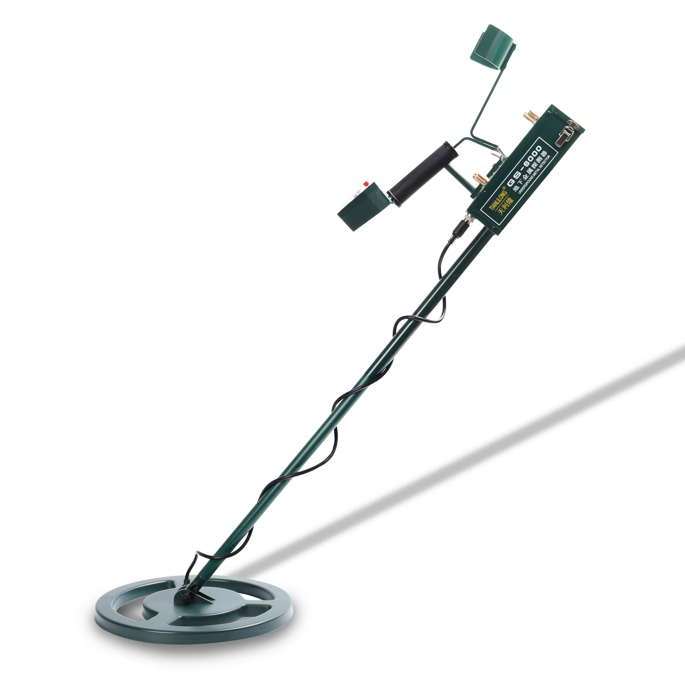 GS6000 Waterproof Long Range Searching Underground Metal Detector Gold With Ground Balance Mode For Treasure Hunting