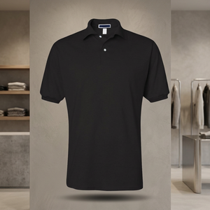 เสื้อเชิ้ตผู้ชายแขนสั้นผ้าถักโพลีเอสเตอร์พิมพ์ลาย แห้งเร็ว ระบายอากาศดี ขายดีช่วงซัมเมอร์ ขายส่ง - Product Image 3