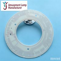 Placa LED Circular de 12V CC, Placa de Luz LED de Colores, Núcleo de Luz LED, Placa Emisora de Luz de Colores, Fuente de Luz LED de 110mm