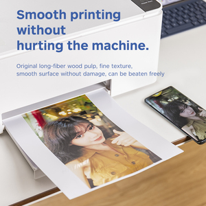 A3 A4 120gsm 300gsm tráng hai bên bóng nghệ thuật giấy tờ tùy chỉnh bù đắp gỗ bột giấy in phun Matte giấy nghệ thuật bán buôn - Product Image 3