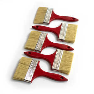 Nhựa Màu Đỏ xử lý với lỗ sơn bàn chải màu vàng đen tóc sơn bàn chải các nhà sản xuất Trung quốc sơn bàn chải - Product Image 1