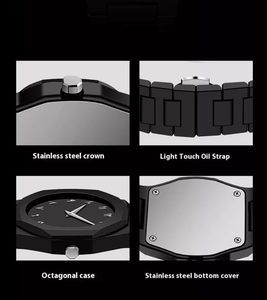 Hot Selling Middle East <b>Arabic</b> Black Business Men Quartz <b>Watch</b> Luxury Casual Waterproof <b>Watch</b> for Decoration - Product Image 3
