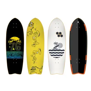 6 Ply Northeast Maple +1ply Bamboo Cruiser Skateboard 32 Inch Board Four-Wheel Skate Board For Kid Longboard Skateboarding Deck