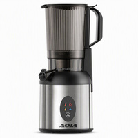 Extracteur de jus lent en acier inoxydable avec panneau de commande tactile, grand calibre de 14 cm, moteur DC entièrement en cuivre de 250 W, conception à faible bruit